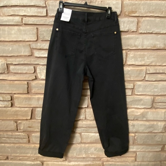 INC International Concepts Women's Washed Black Mid-Rise Boyfriend Jeans size 8 - Picture 2 of 16